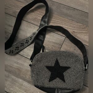 Very unique hand-beaded Landry star purse